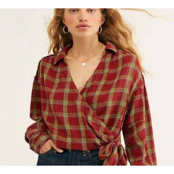 We The Free Wrap Button Down - Picture 1 of 10